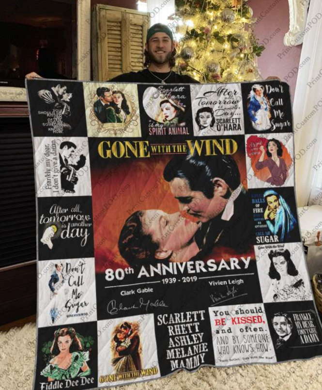 Gone With The Wind For Fans Version 3D Quilt Blanket