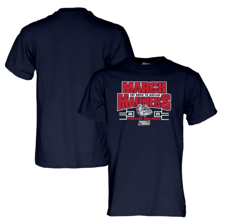 Gonzaga Bulldogs 2023 NCAA Women’s Basketball Tournament March Madness T-Shirt