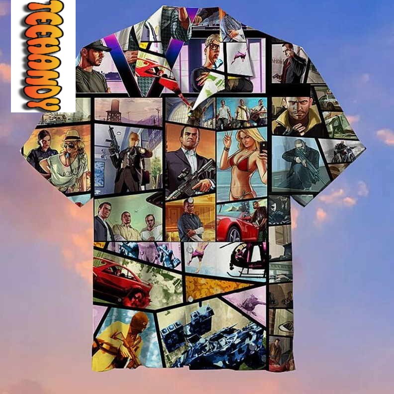 Grand Theft Auto Hawaiian Shirt