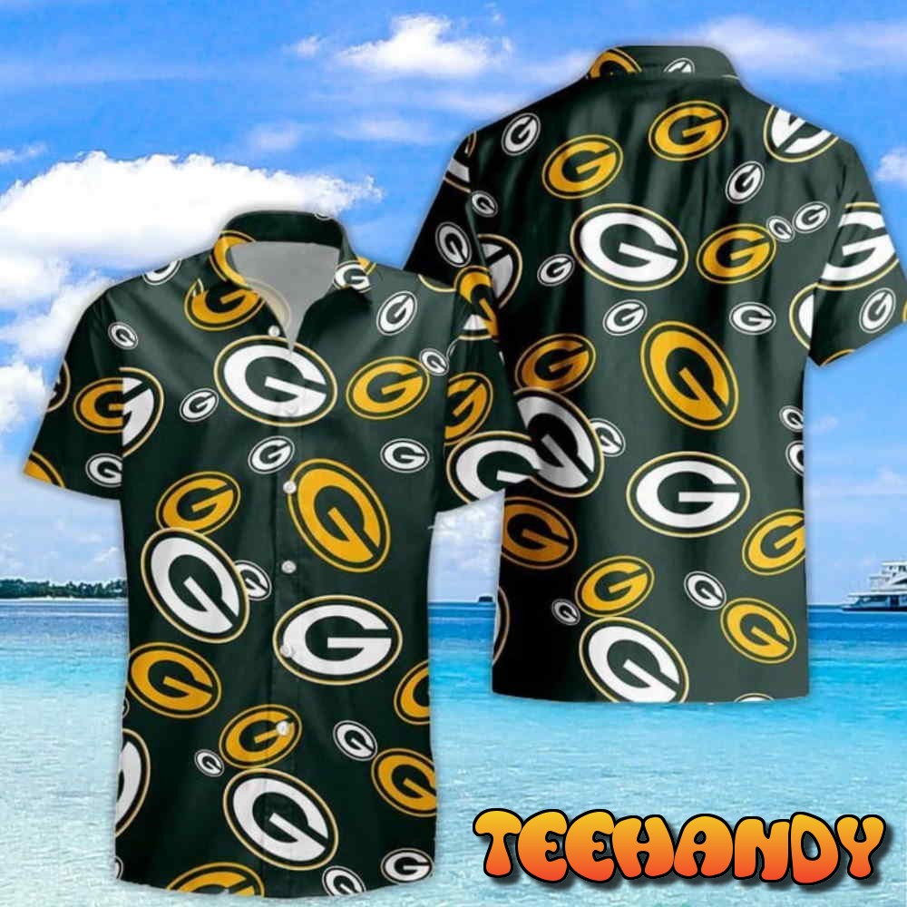 Green Bay Packers Nfl John Deere Nfl Hawaiian Shirt For Fans - Banantees