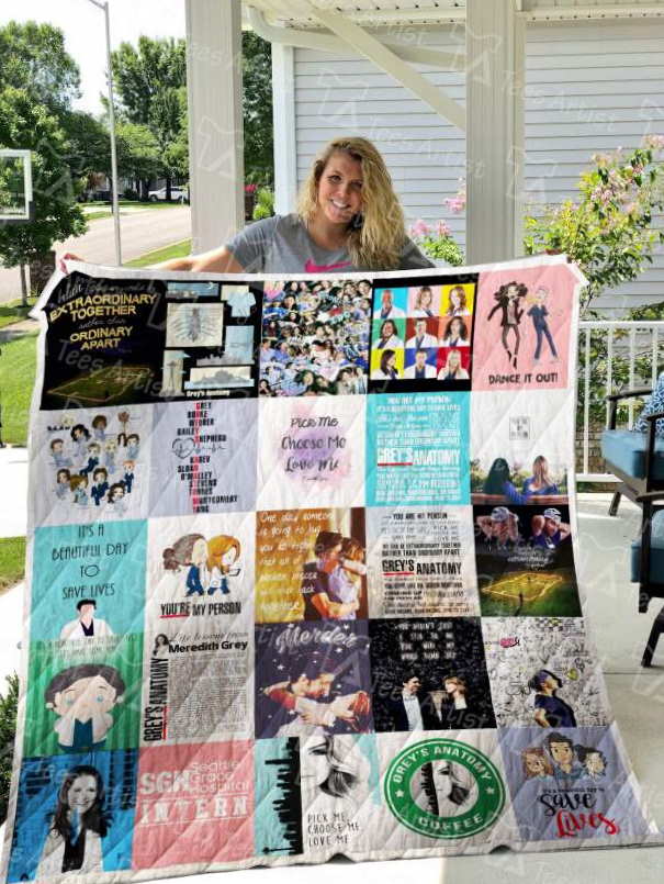 Grey’S Anatomy 3D Customized Quilt Blanket