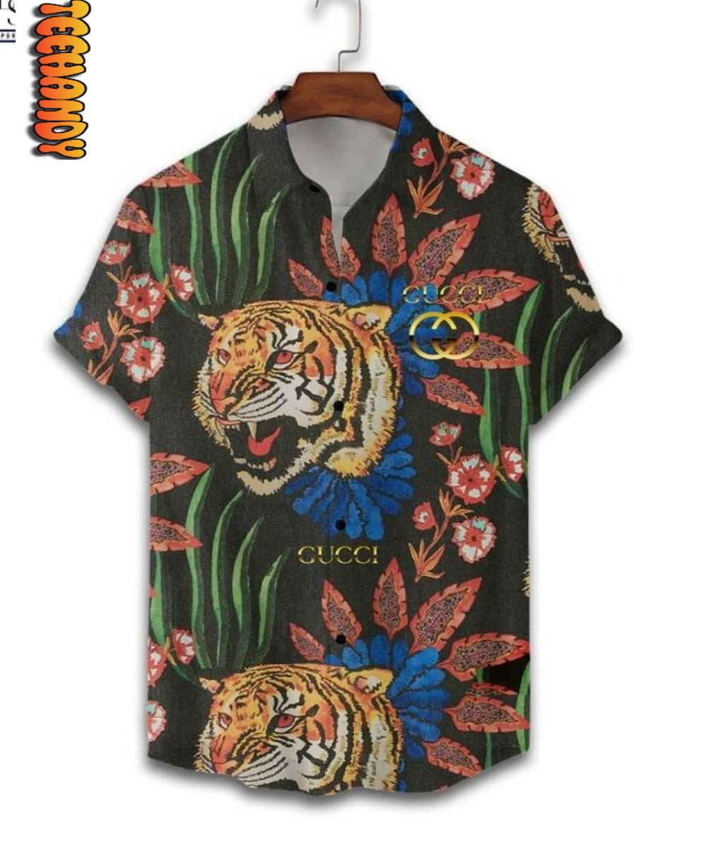 Gucci Tiger Hawaiian Shirt