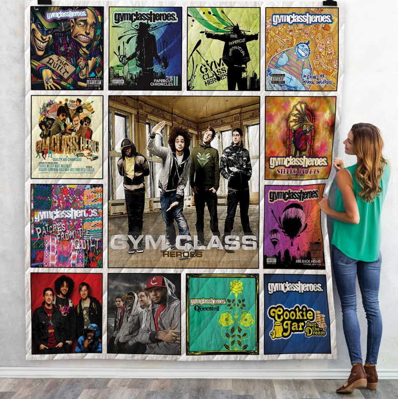 Gym Class Heroes Albums Quilt Blanket