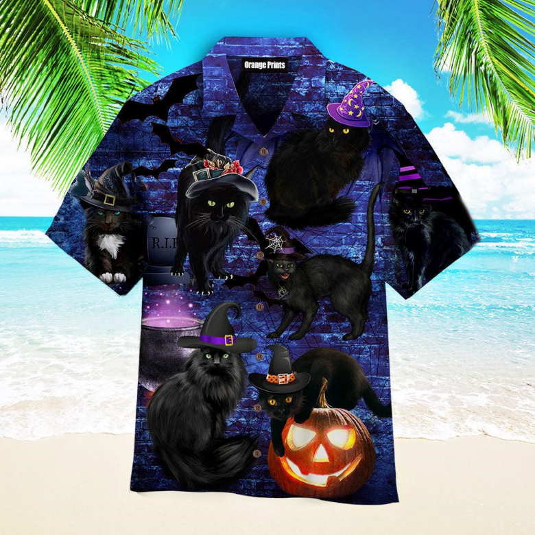 Halloween Boo Pumpkin Burning Scary Hawaiian Shirt