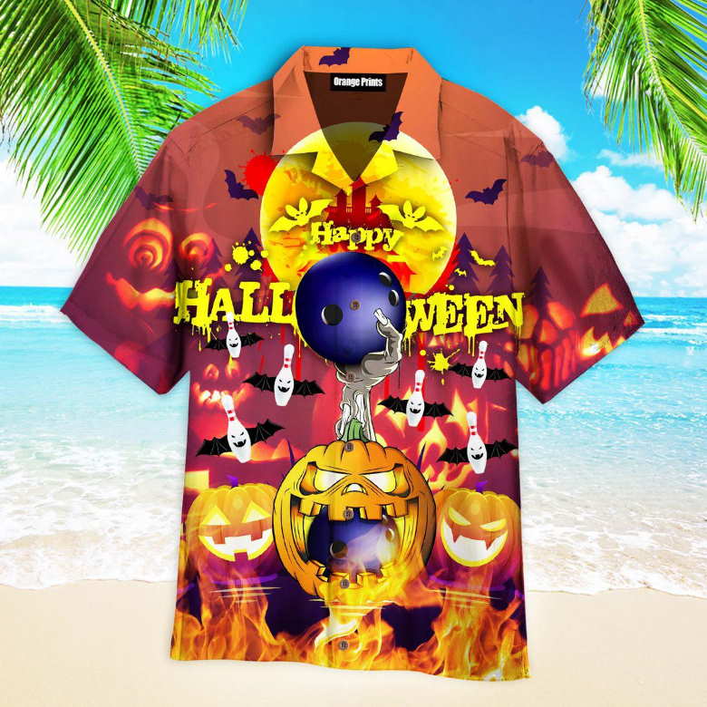 Halloween Bowling Hawaiian Shirt