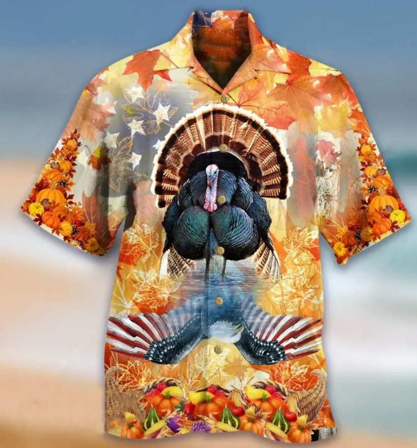 Happy Thanksgiving Tuckey Hawaiian Shirt