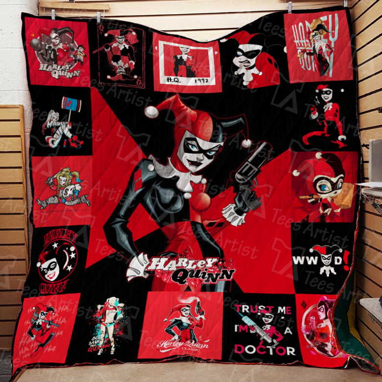 Harley Quinn 3D Quilt Blanket