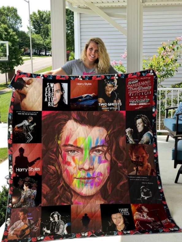 Harry Styles 3D Customized Quilt Blanket