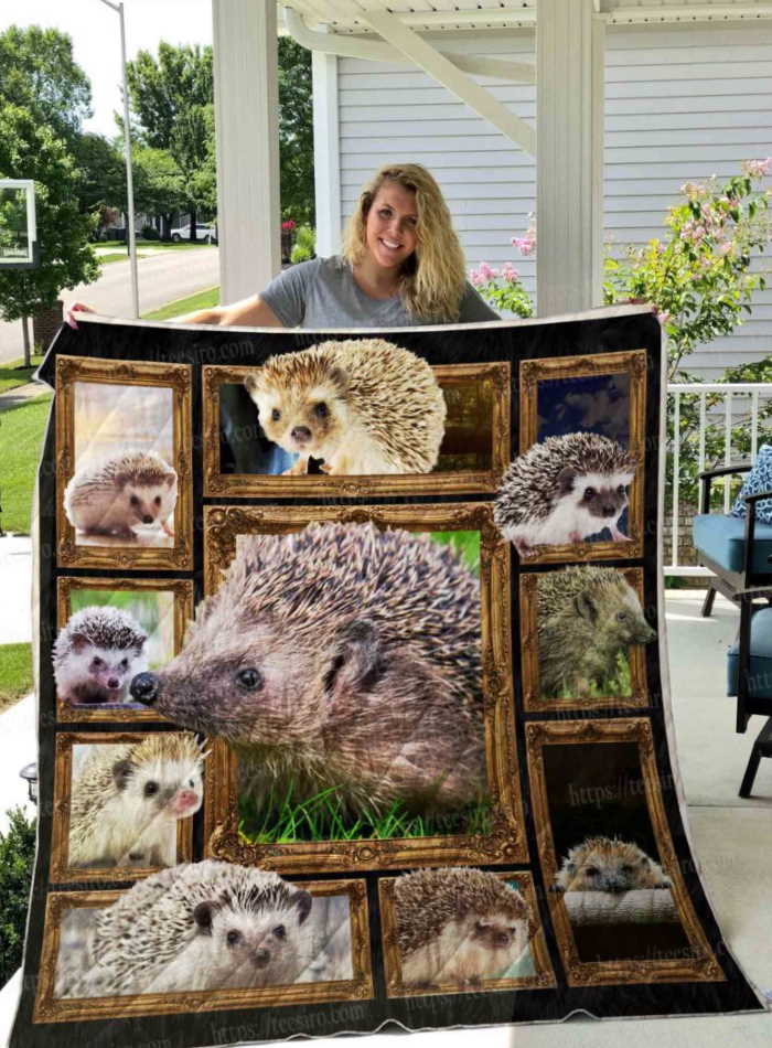 Hedgehog 3D Quilt Blanket