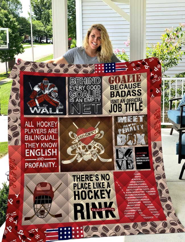 Hockey English And Profanity 3D Quilt Blanket