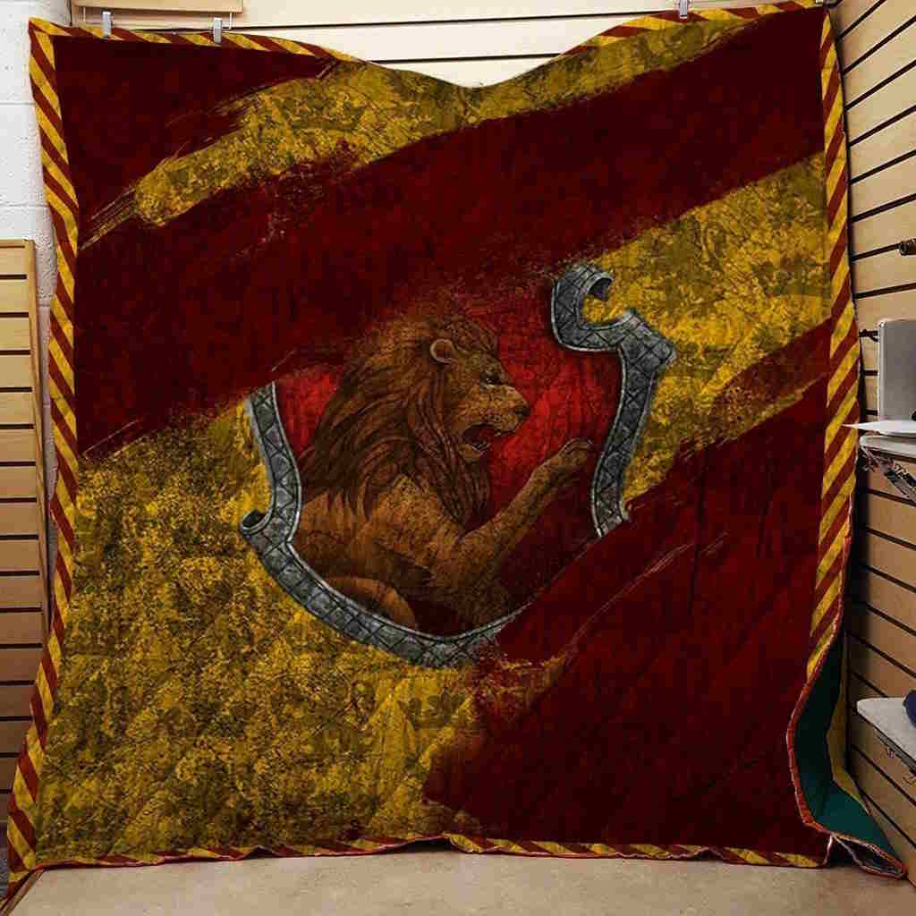 Hogwart House Gryffindor Harry Potter 3D Quilt Blanket