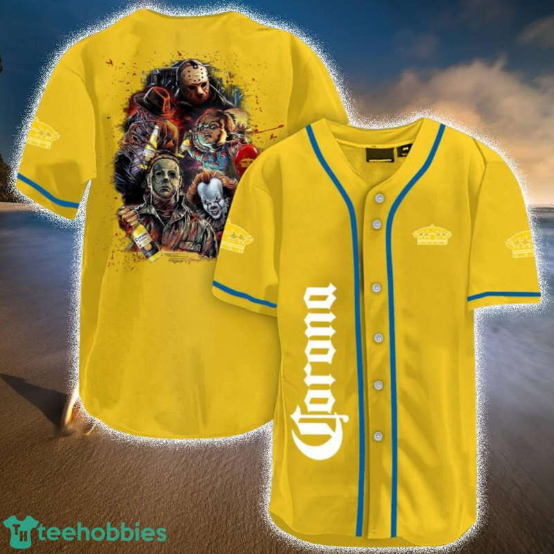 Horror Characters Corona Extra Baseball Jersey