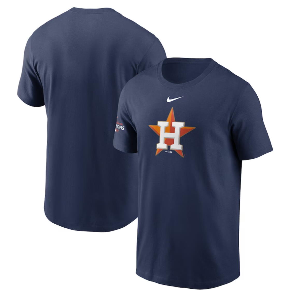 Houston Astros Navy 2023 Gold Collection Logo T-Shirt