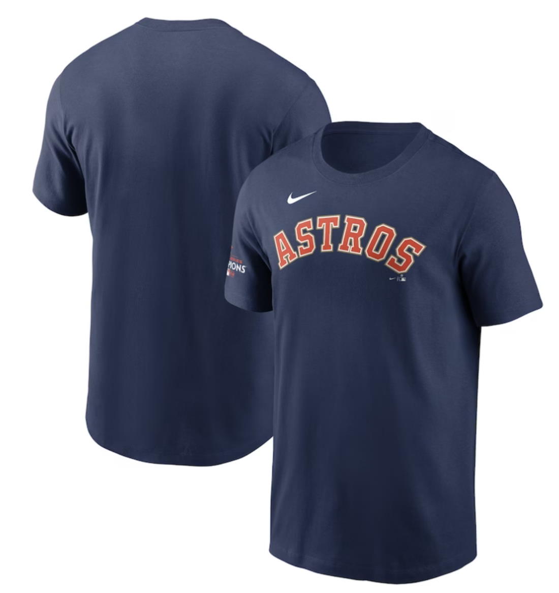 Houston Astros Navy 2023 Gold Collection Wordmark T-Shirt