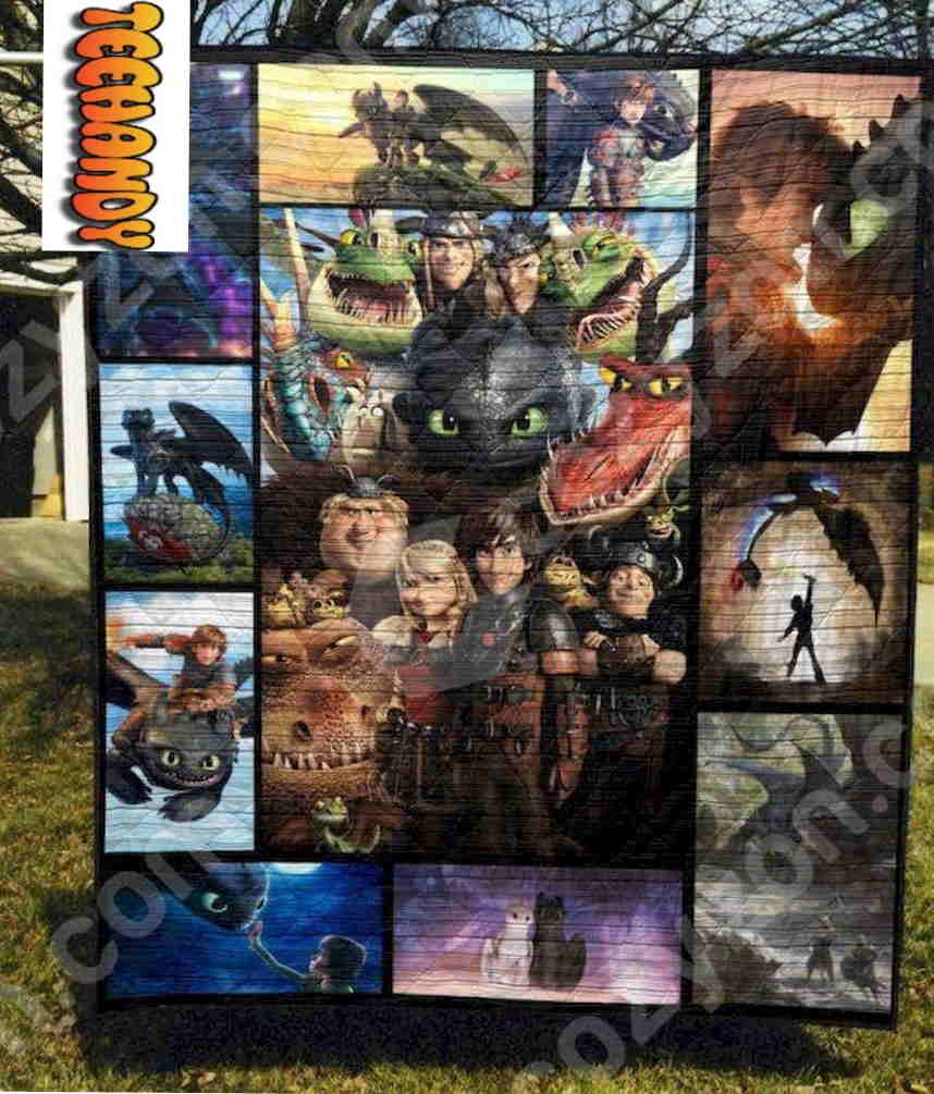 How To Train Your Dragon 3D Blanket