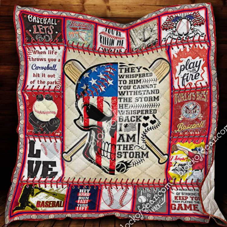 I Am The Stormbaseball 3D Quilt Blanket