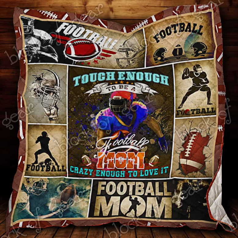 I Amfootball Mom 3D Quilt Blanket