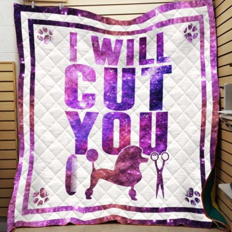 I Will Cut You 3D Customized Quilt Blanket