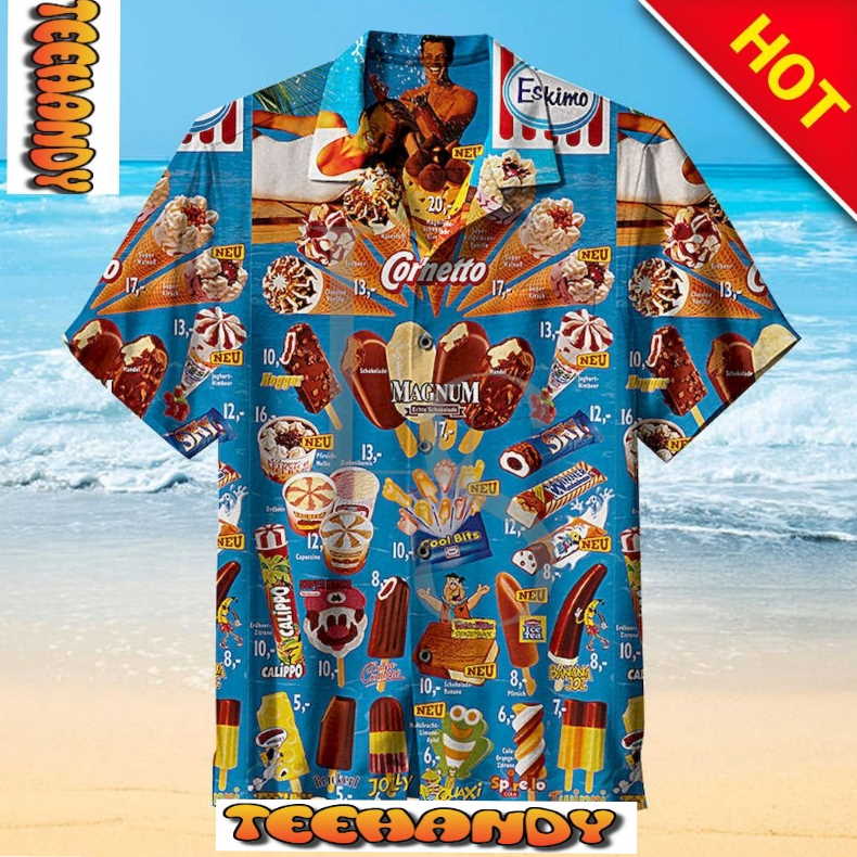 Ice Creams In Summer Hawaiian Shirt