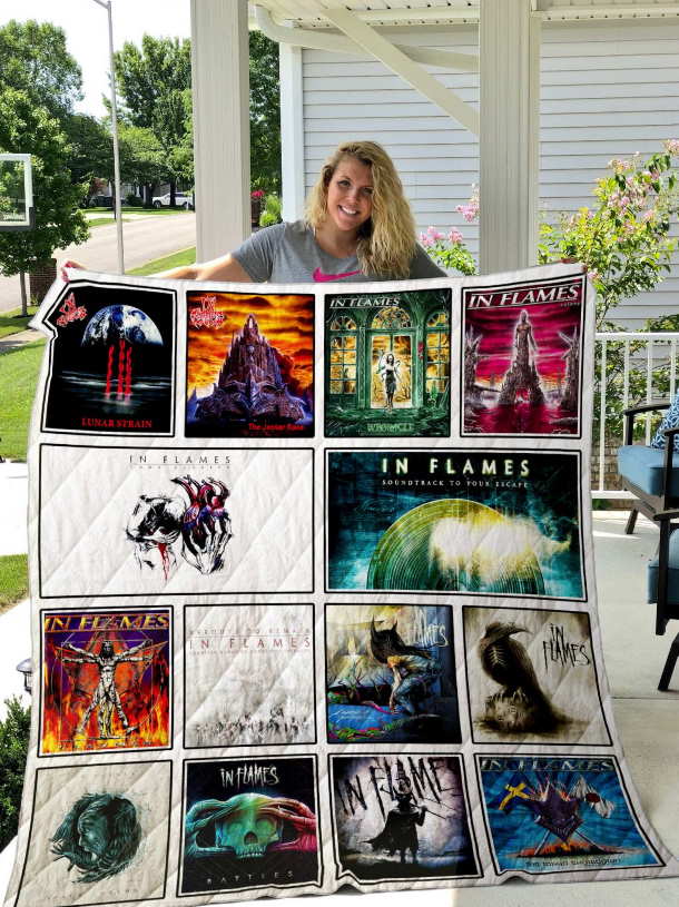 In Flames 3D Customized Quilt Blanket