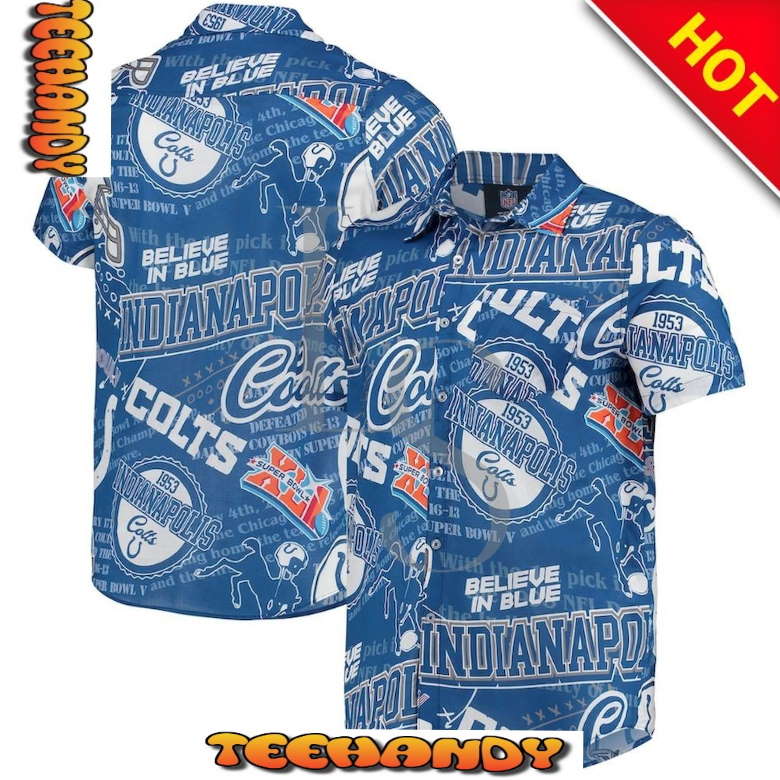 Indianapolis Colts Super Bowl Hawaiian Shirt