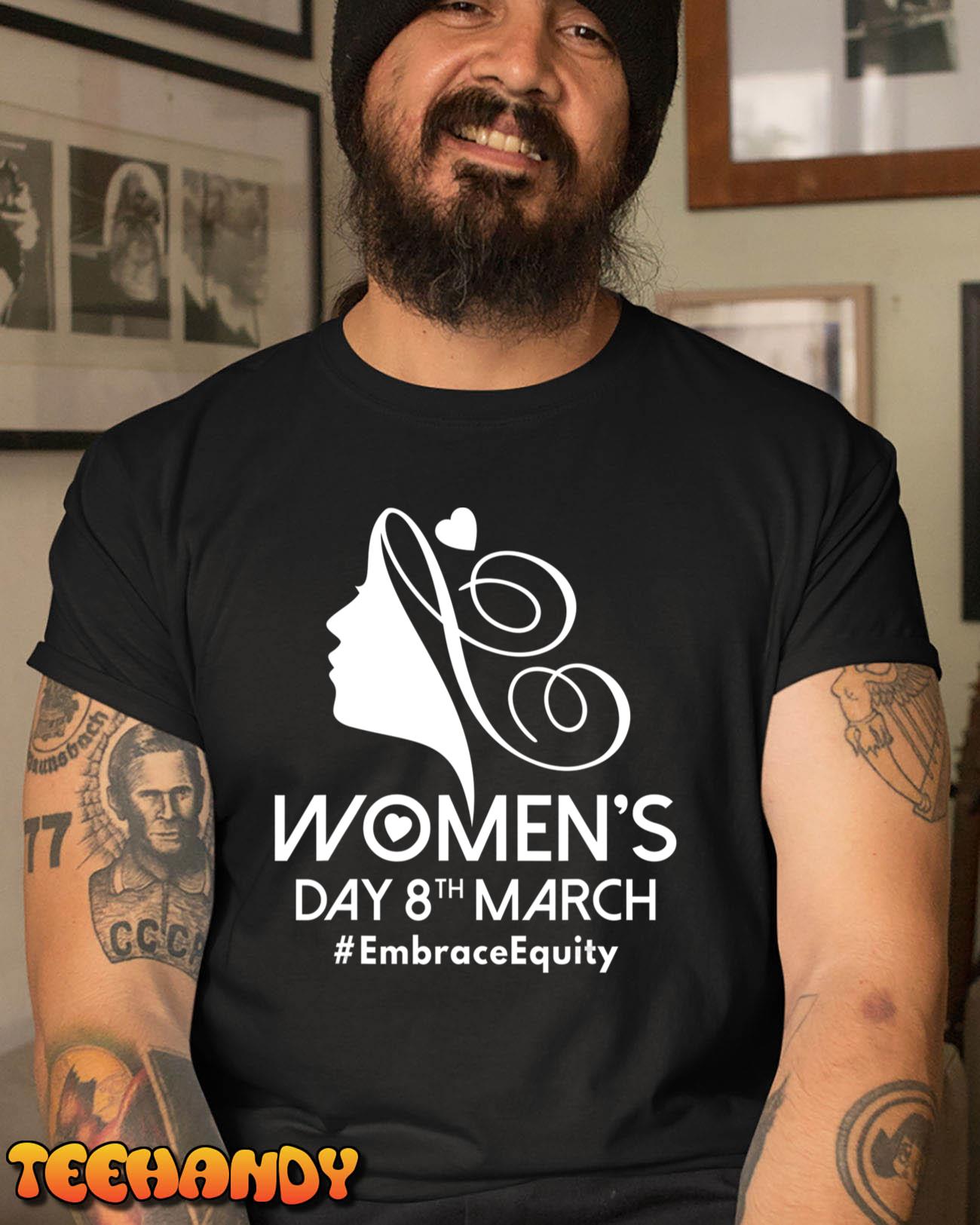 International Women’s Day 2023 8 March IWD Embrace Equity Unisex Hoodie