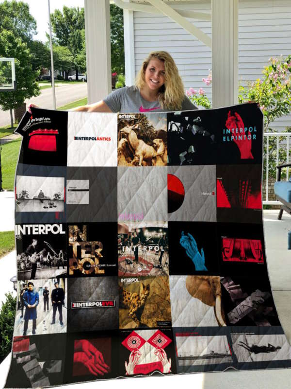 Interpol 3D Quilt Blanket