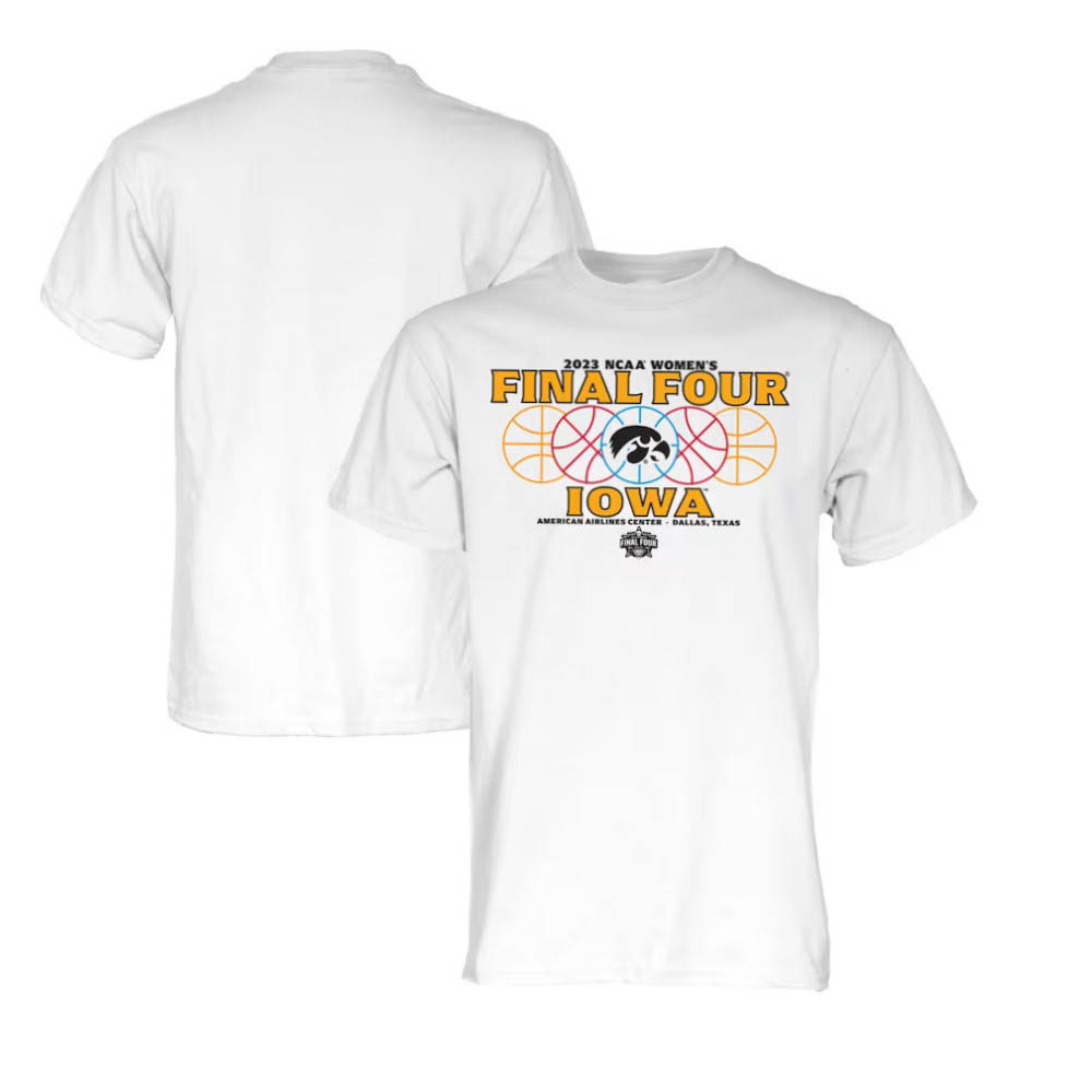 Iowa Hawkeyes 2023 NCAA Women’s Basketball Tournament March Madness Final Four Gear T-Shirt