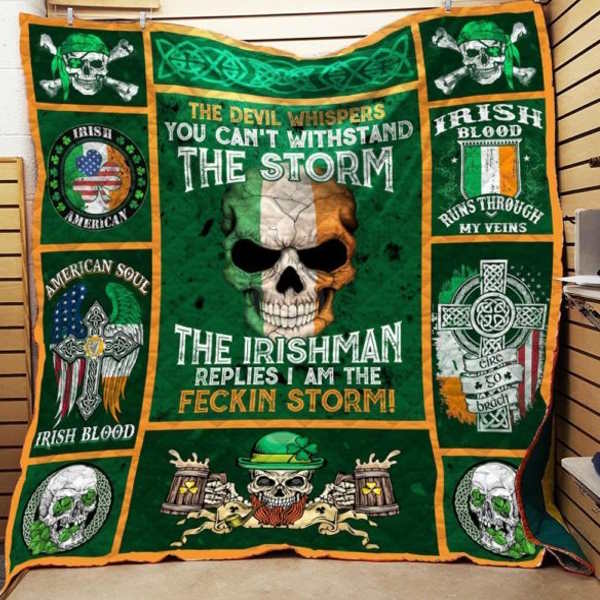 Irish Storm 3D Quilt Blanket