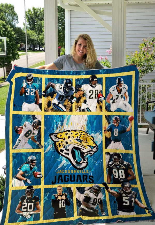 Jacksonville Jaguars 3D Quilt Blanket
