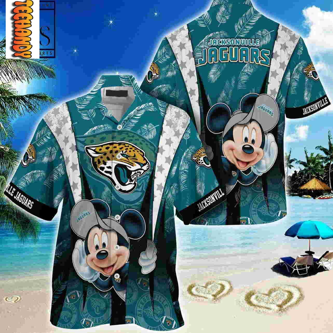 Jacksonville Jaguars Mickey Mouse Hawaiian Shirt