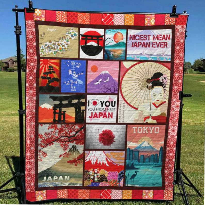 Japan 3D Customized Quilt Blanket