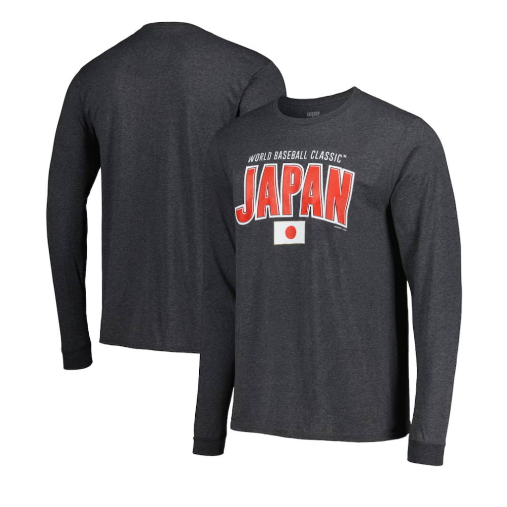 Japan Baseball 2023 World Baseball Classic Country Arch Long Sleeve T-Shirt