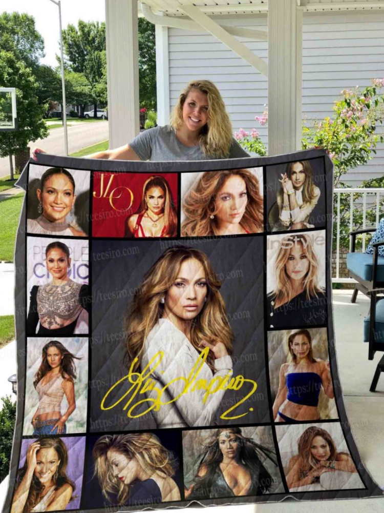 Jennifer Lopez 3D Quilt Blanket