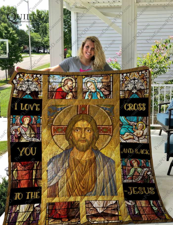 Jesus Love You 3D Quilt Blanket