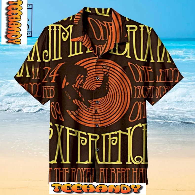 Jimi Hendrix Poster Concert Hawaiian Shirt