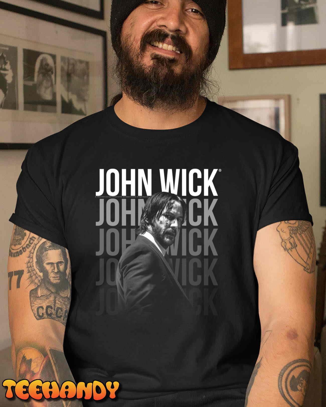 John Wick Repeating Logo T-Shirt