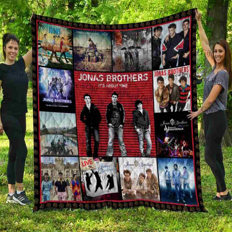 Jonas Brothers Poster 3D Quilt Blanket