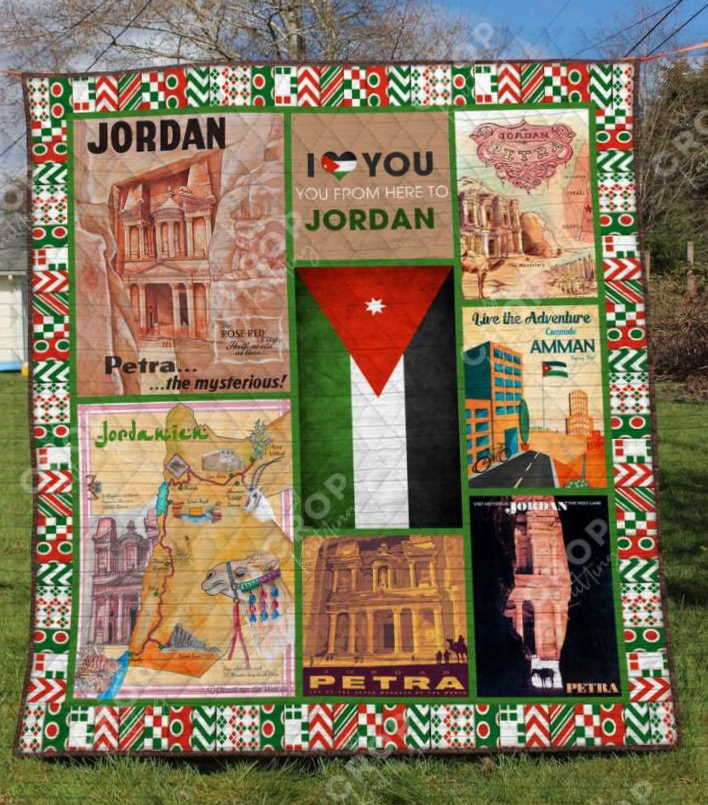 Jordan 3D Customized Quilt Blanket