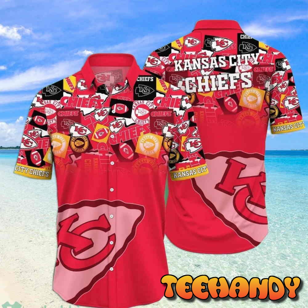 Kansas City Chiefs Fans All Over Print Logo Hawaiian Shirt