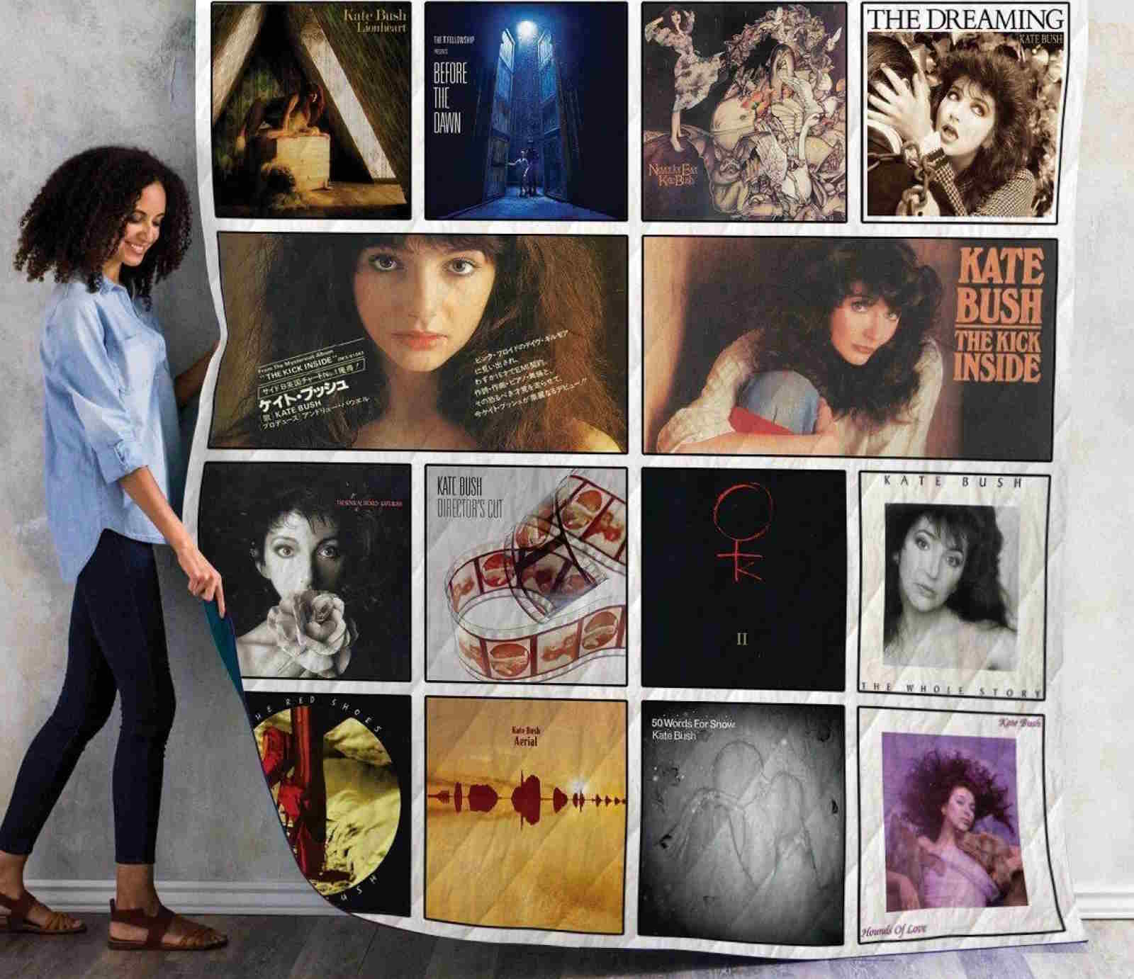 Kate Bush 3D Quilt Blanket