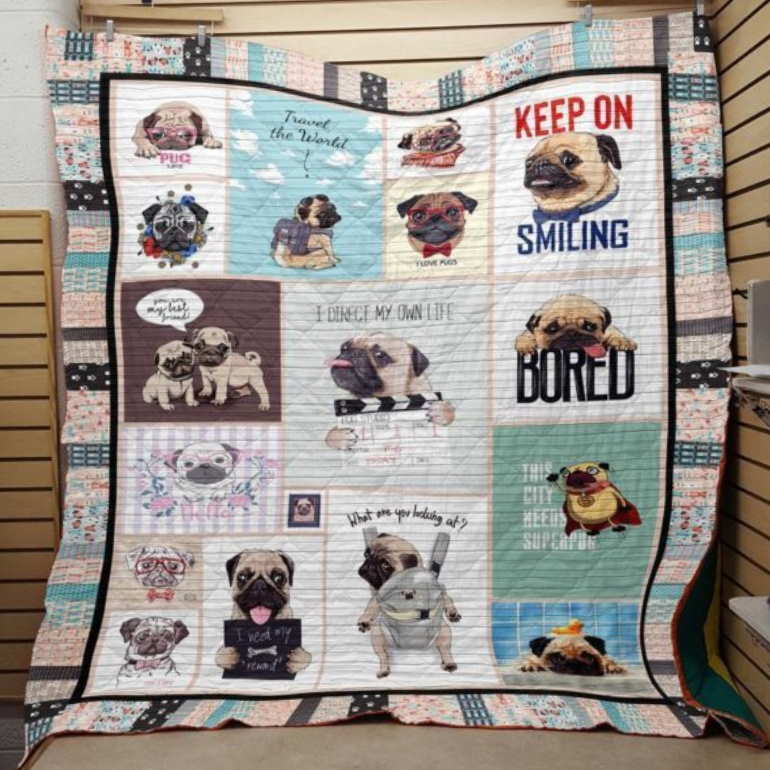 Keep On Smiling 3D Customized Quilt Blanket