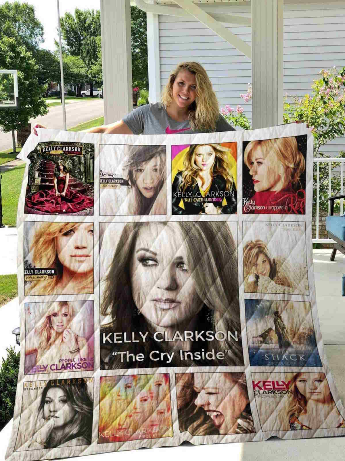 Kelly Clarkson 3D Quilt Blanket