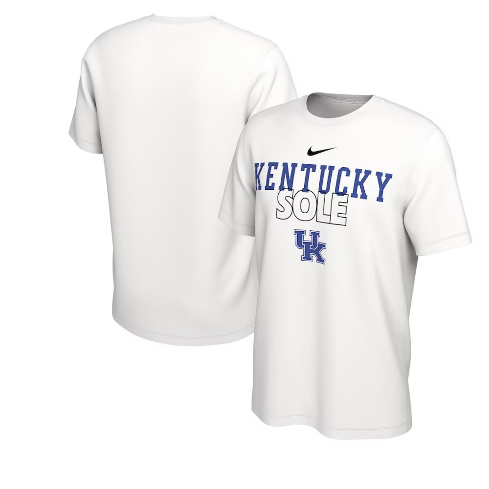 Kentucky Wildcats Sole On Court Bench T-Shirt