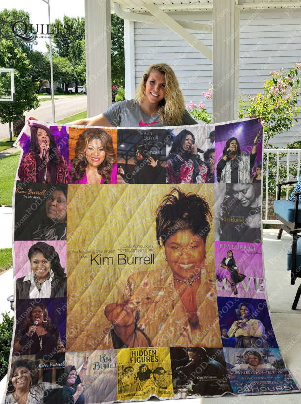 Kim Burrell Albums 3D Customized Quilt Blanket