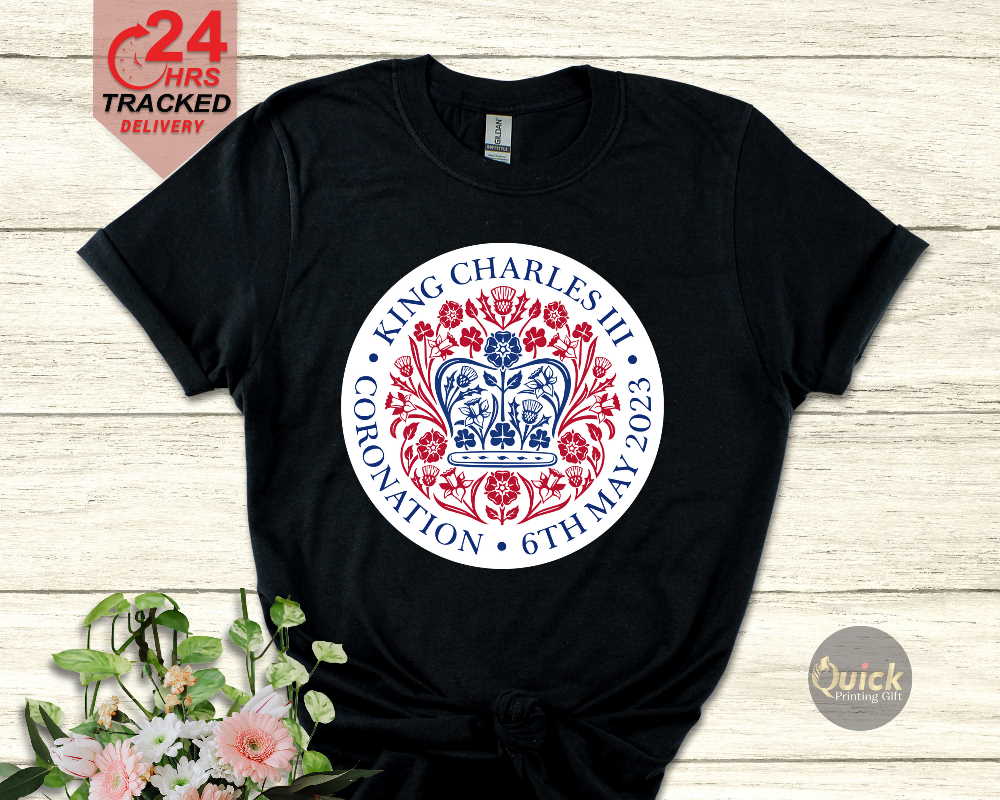 King Charles III Coronation Celebration T-Shirt, Coronation Souvenir T-shirt