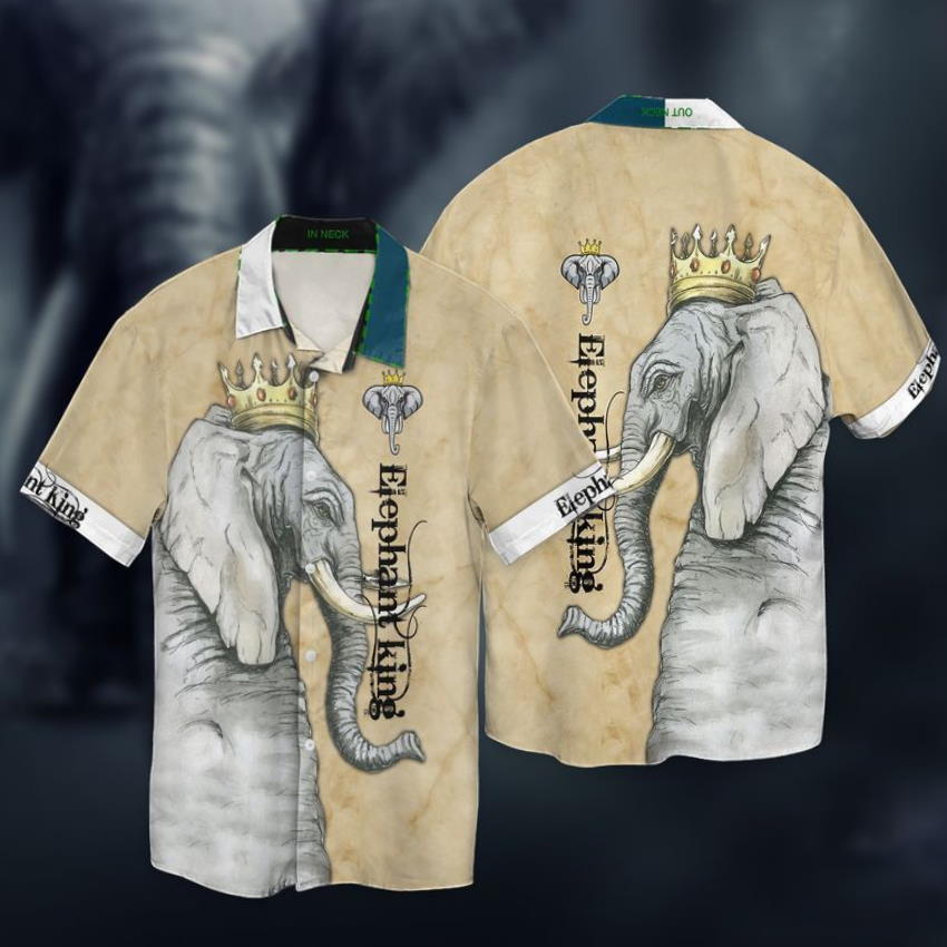 King Elephant Hawaiian Shirt