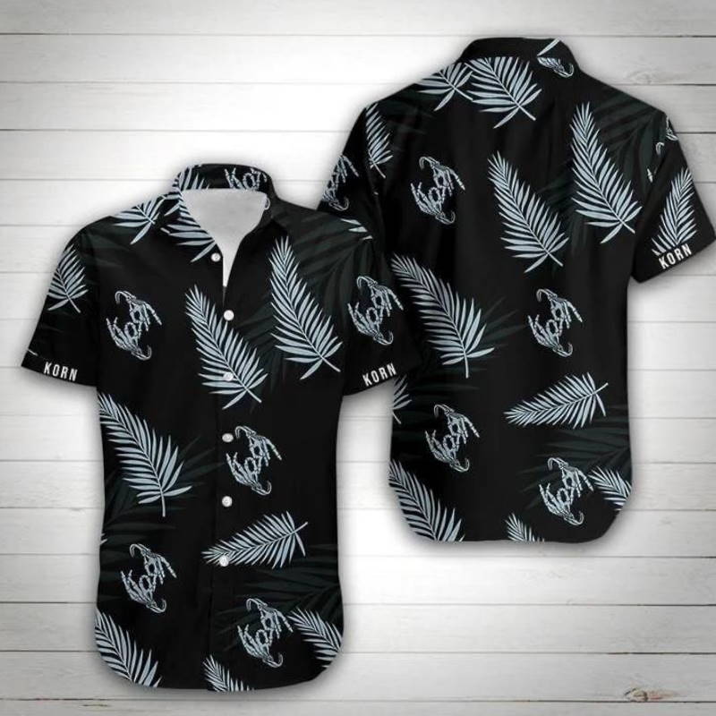 Korn Band Floral Hawaiian Shirt