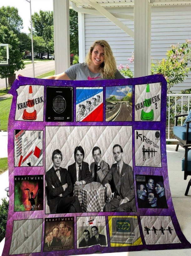 Kraftwerk Band 3D Customized Quilt Blanket