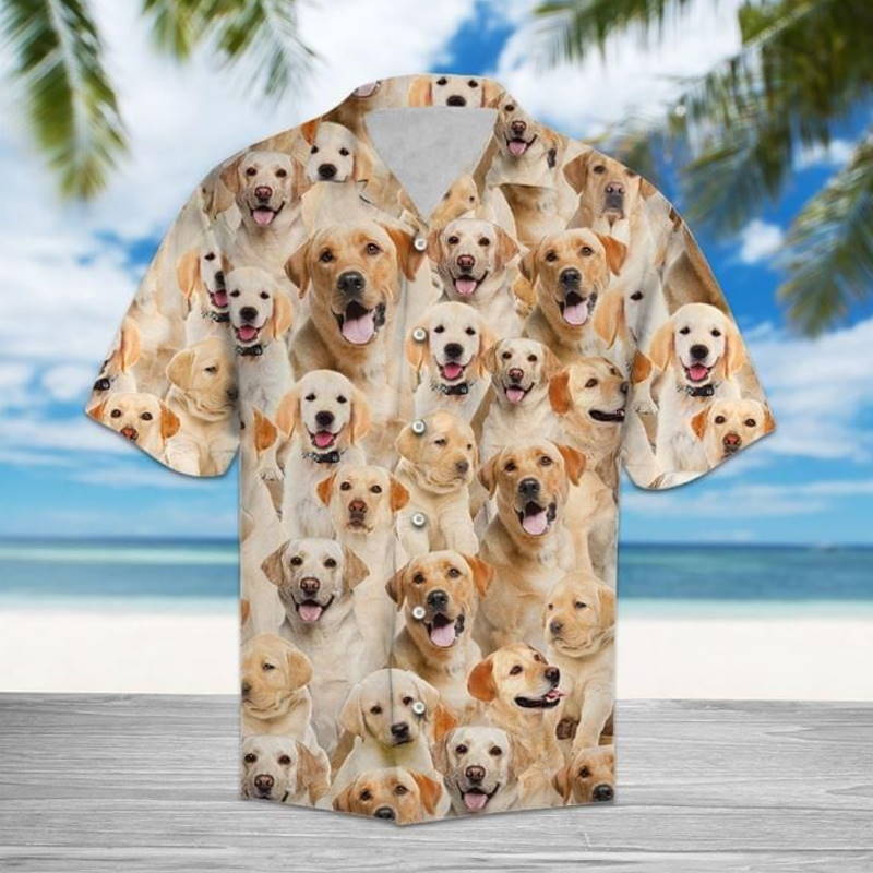 Labrador Dogs Hawaiian Shirt